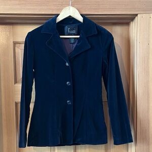 Vintage 90s Velvet blazer size XS